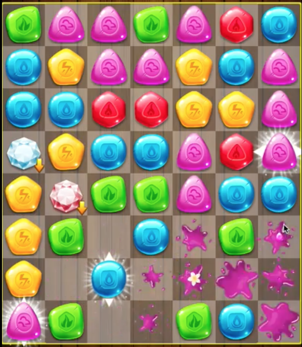 Reskin Candy Crush clone game