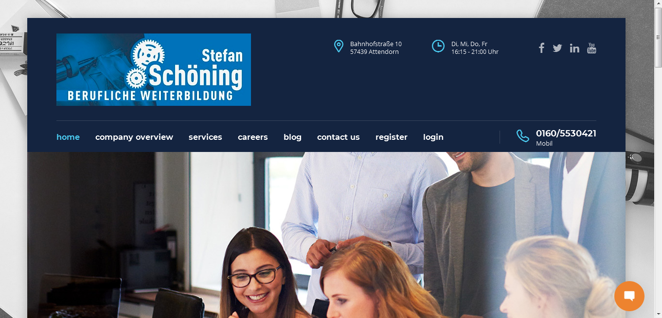 Design an amazing website homepage or landing page to...