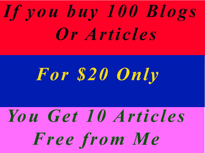 Win Other Offer With One In Article Writing