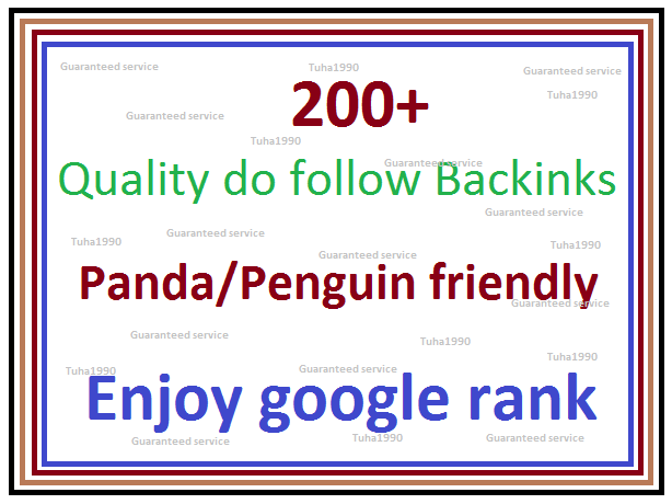 Boost your site rank by 200+ Google's preferred backl...