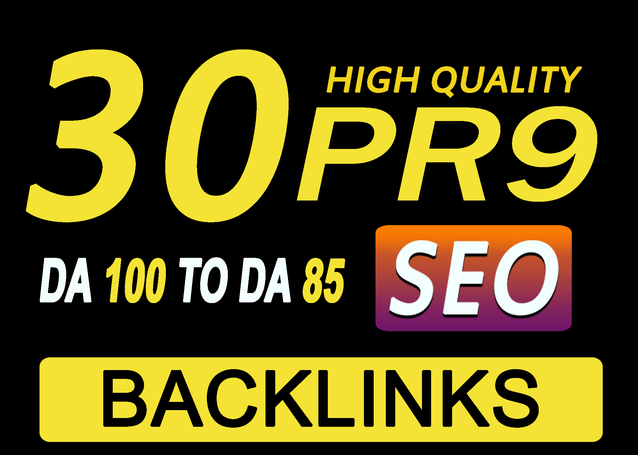 Manually Do 30 Pr9 DA 80+ Safe SEO High Authority Bac...