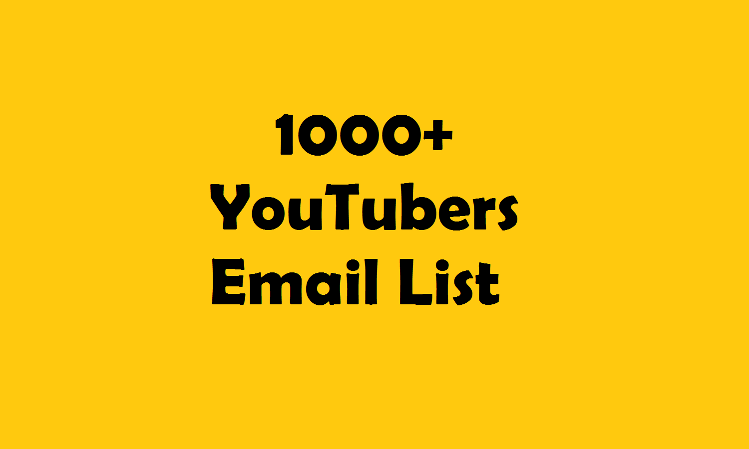 Top YouTubers list/ Email List / Contact List in Gami...