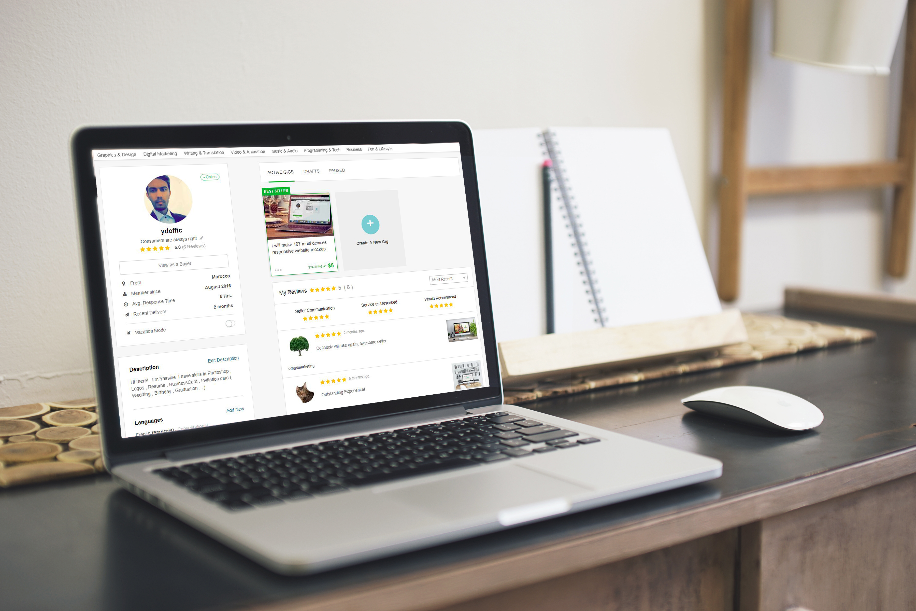 I Make More Than 250 Multi Devices Responsive Website...