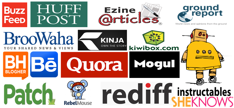 Write and Guest Post Articles on 5 High Dofollow Webs...