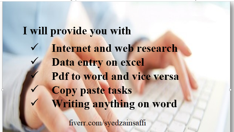 Virtual Assistant, Data entry, internet research, t...
