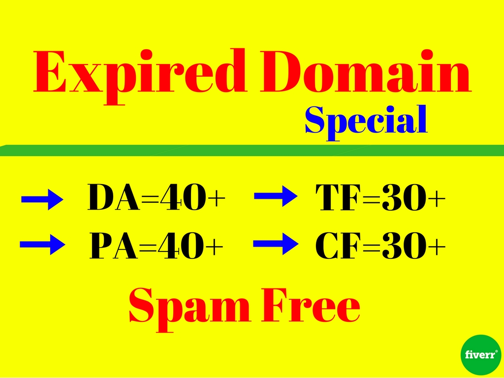 Research High Metrics 10 Expired Domain