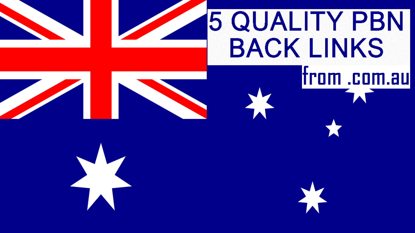 Build 10 High quality Australian. com. au PBN Backlin...