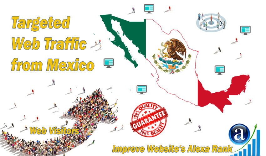 Mexican web visitors real targeted Organic web traffi...