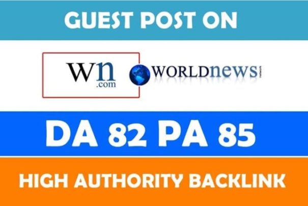 Write and Publish Article on WN Dot Com with 1 Backli...
