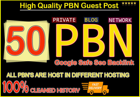 50 Permanant Manual High DA 50 - 60 Homepage Dofollow...