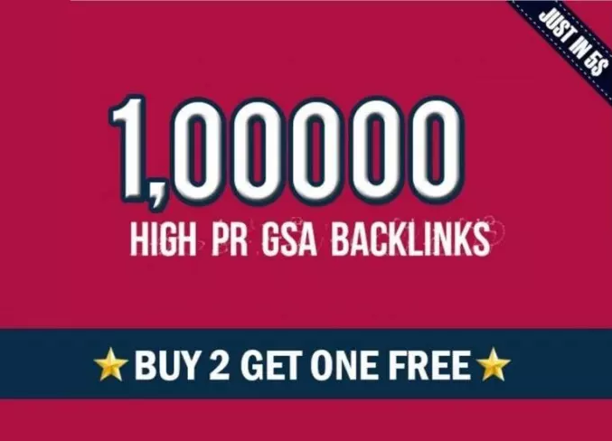 Build High Quality Dofollow 100k Gsa Backlinks For Hi...