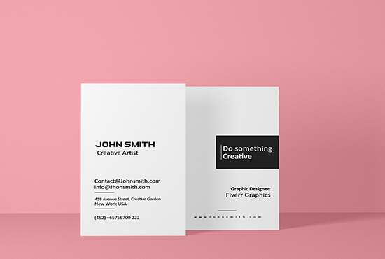business card design