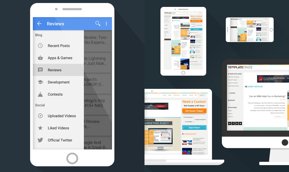 Design an iPhone application for your website or blog