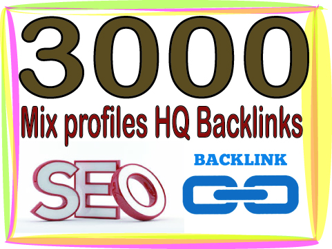 Get You 3000 HQ. Mix profiles PR6 to PR9 Backlinks Bo...