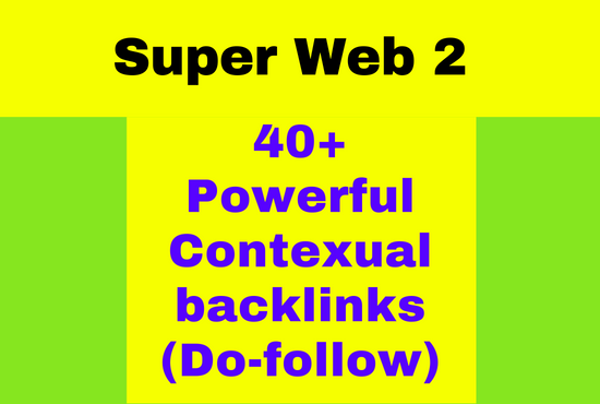 10 Super Web 2 Blogs with 40+ Contextual Backlinks Do...