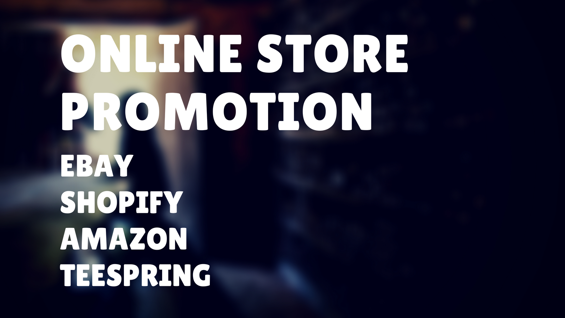 Seo Promotion Of Amazon, Shopify, Ebay And Teesprin...