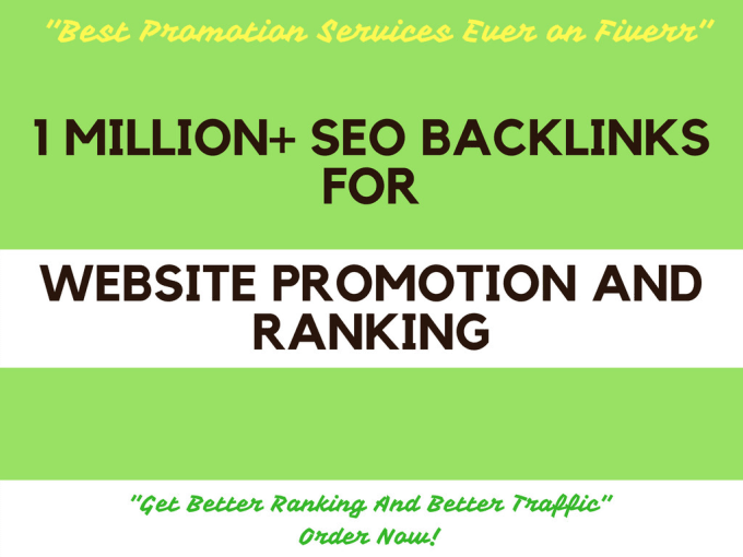 Create SEO Backlinks For Website Promotion, Rankings