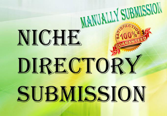 Manually do 25 niche and local directory submission f...