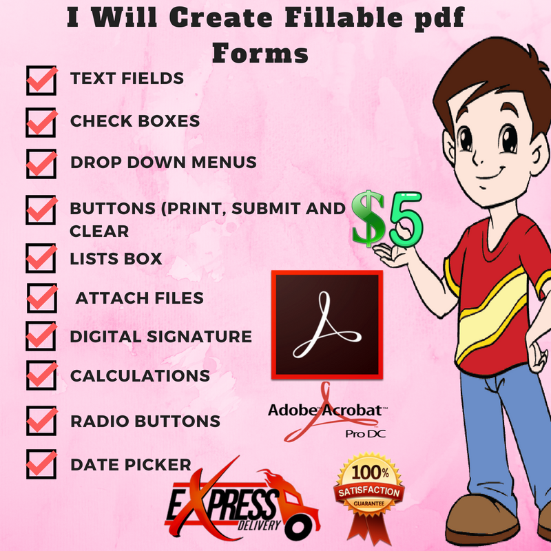 Create fillable pdf forms