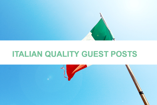 High Quality Real Outreach Italian Guest Post Link