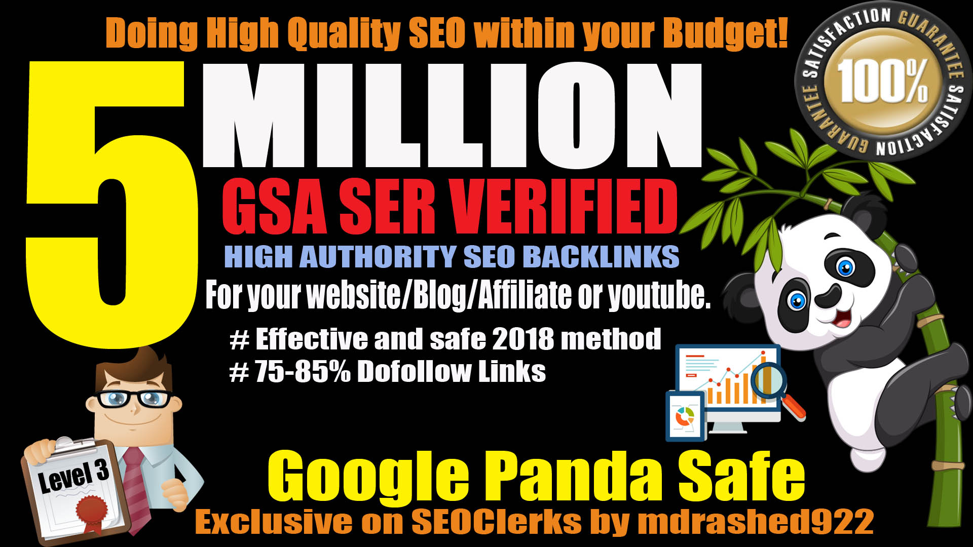 Rank on Google 1st Page with 5 million GSA SER Verifi...