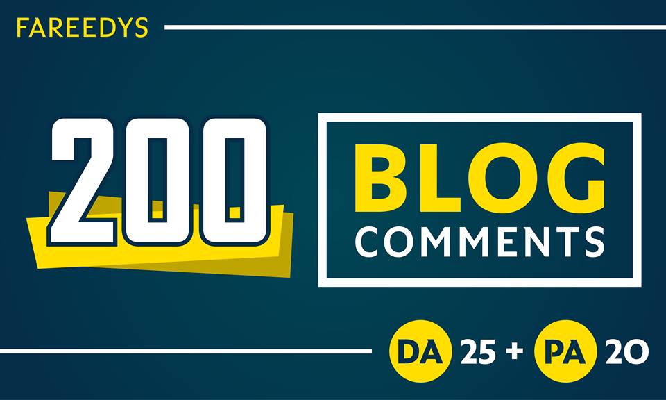 Do Manual 200 Do Follow Blog Comment On Da 25 Pa 20 L...