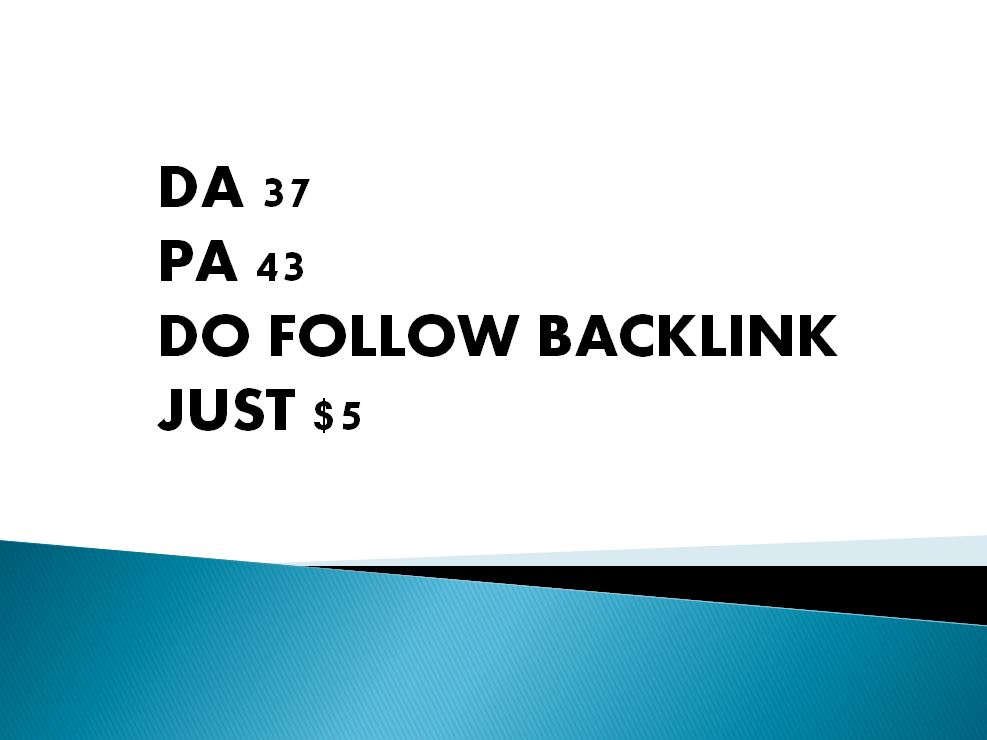 Boost your SEO with a Do follow backlink from DA 37 P...