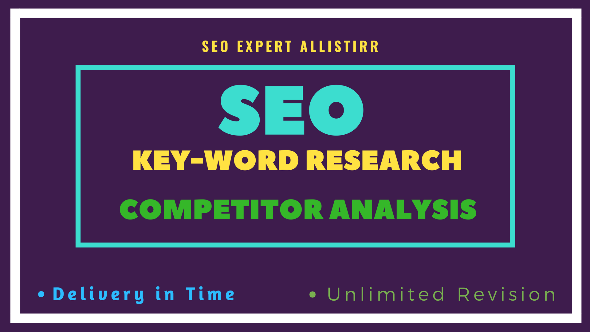 On page SEO, Keyword research, Competitor analysis