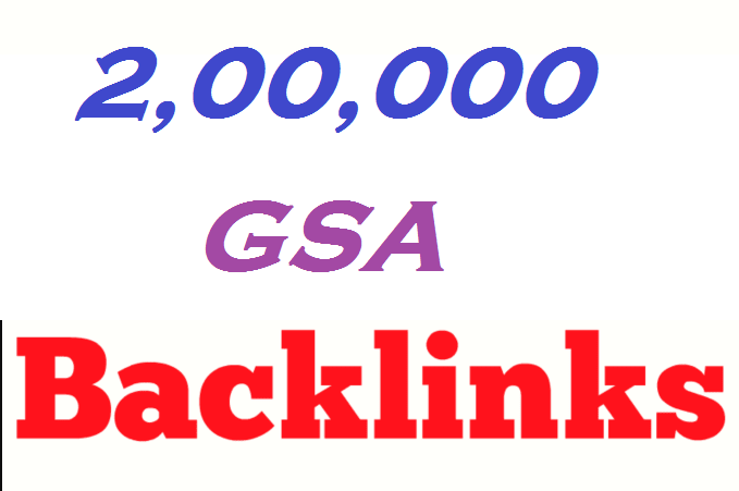 Powerful 2, 00,000 GSA ser Backlink for Your Website ...