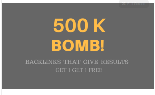 create 500,000 backlinks to your website ranking