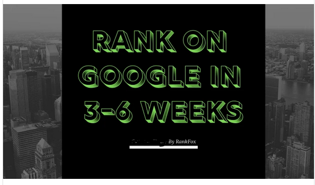 rank your site on google, bury your competitors now