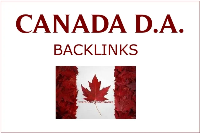 build 20 high da canadian backlinks manually