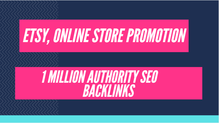 Build high quality gsa backlinks for etsy shop promot...