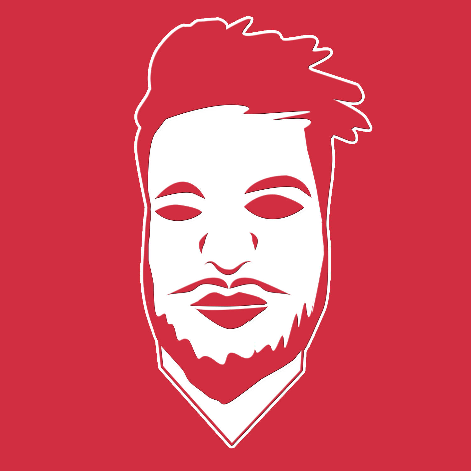 Design Minimalist Flat Line Vector Avatar Of You