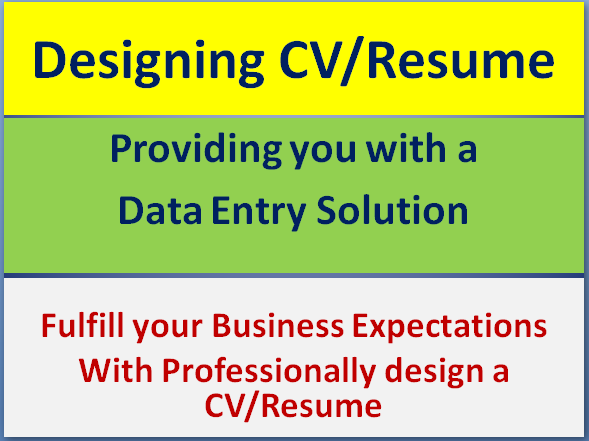 Design a Stunning Resume and cover letter