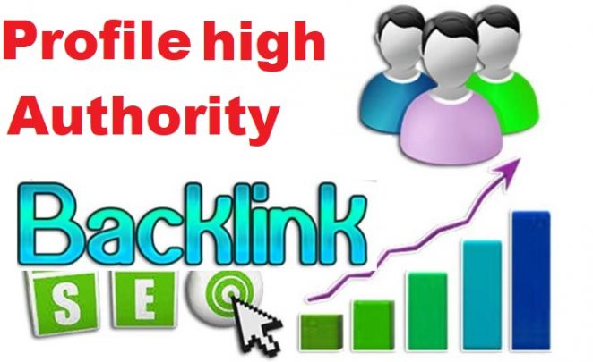 I create 110 Profile Backlinks ON HIGHEST DA