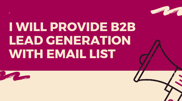 Collect B2B Lead Generation, Data Entry With Email L...