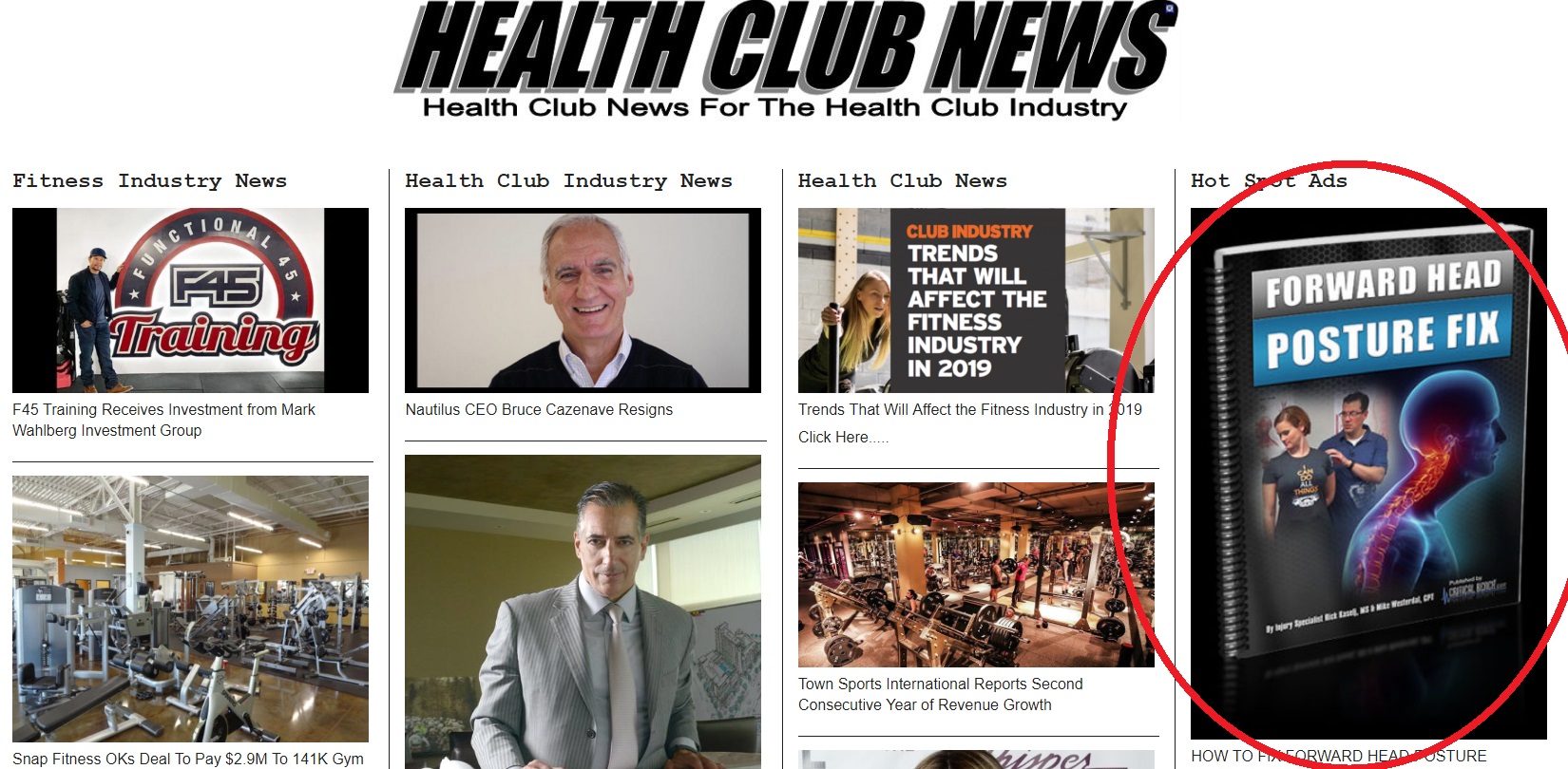 Advertise your clickbank product on Health Club News ...