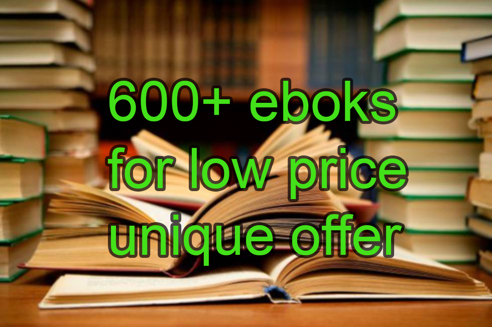 Pack of more than 600 digital books on financial educ...