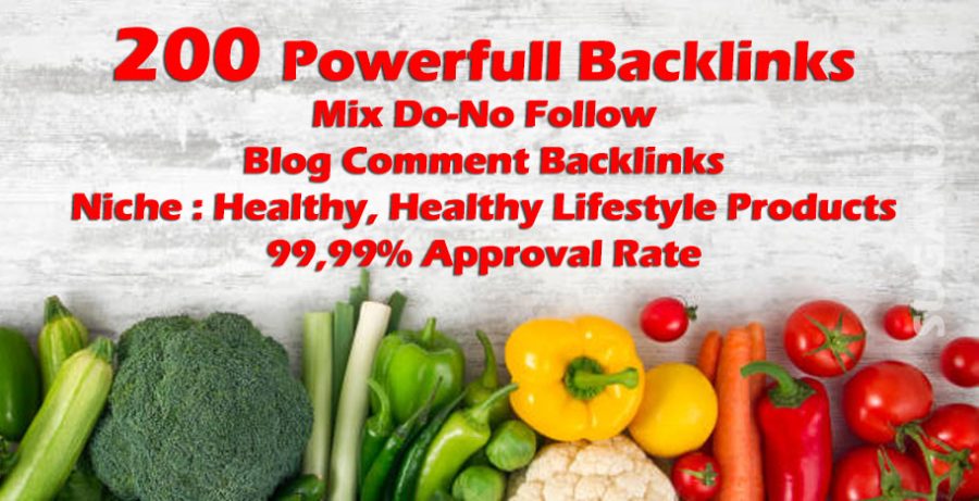 I Will Do 200 Blogcom Backlink Related to Healthy ( Products and Lifestyle )