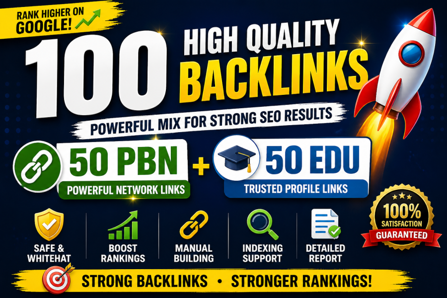 I will create 100 safe manual backlinks for long term SEO growth