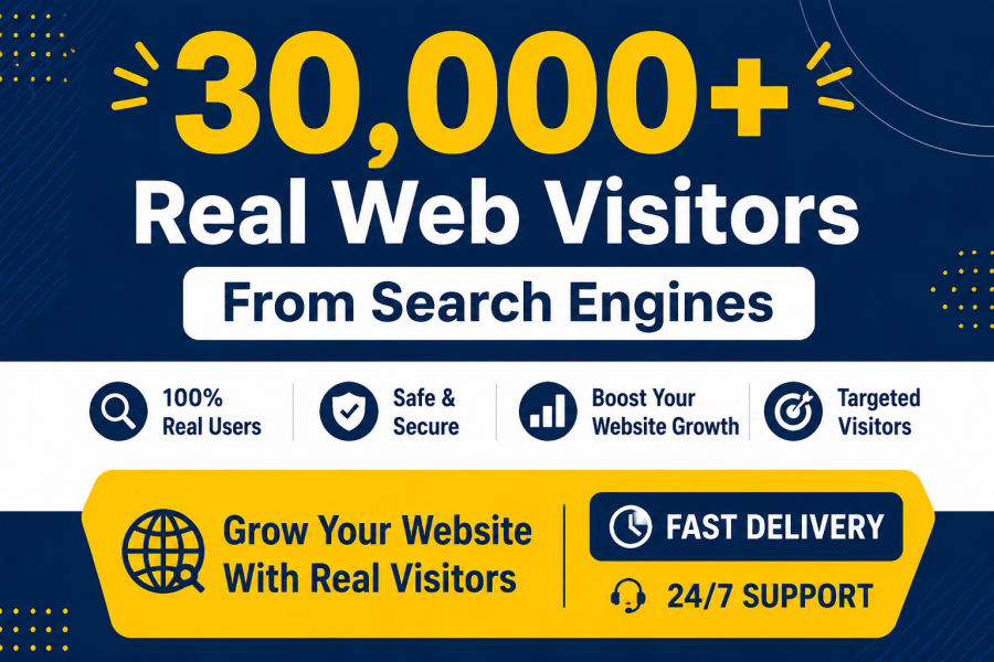 Boost Your Website with 30000+ Real Search Engine Visitors