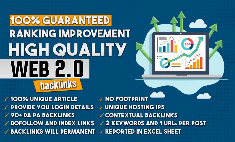 Get 200 Tier 1 + 400 Tier 2 Web 2.0 Backlinks &ndash; 600 Manual, High DA 99, SEO Links for Google Ranking