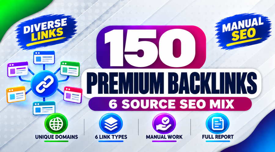 Build 150 PREMIUM SEO PACKAGE Unique Domain High DA DR Indexed Backlinks