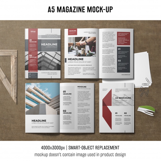 create half, full page magazine ad or full magazine