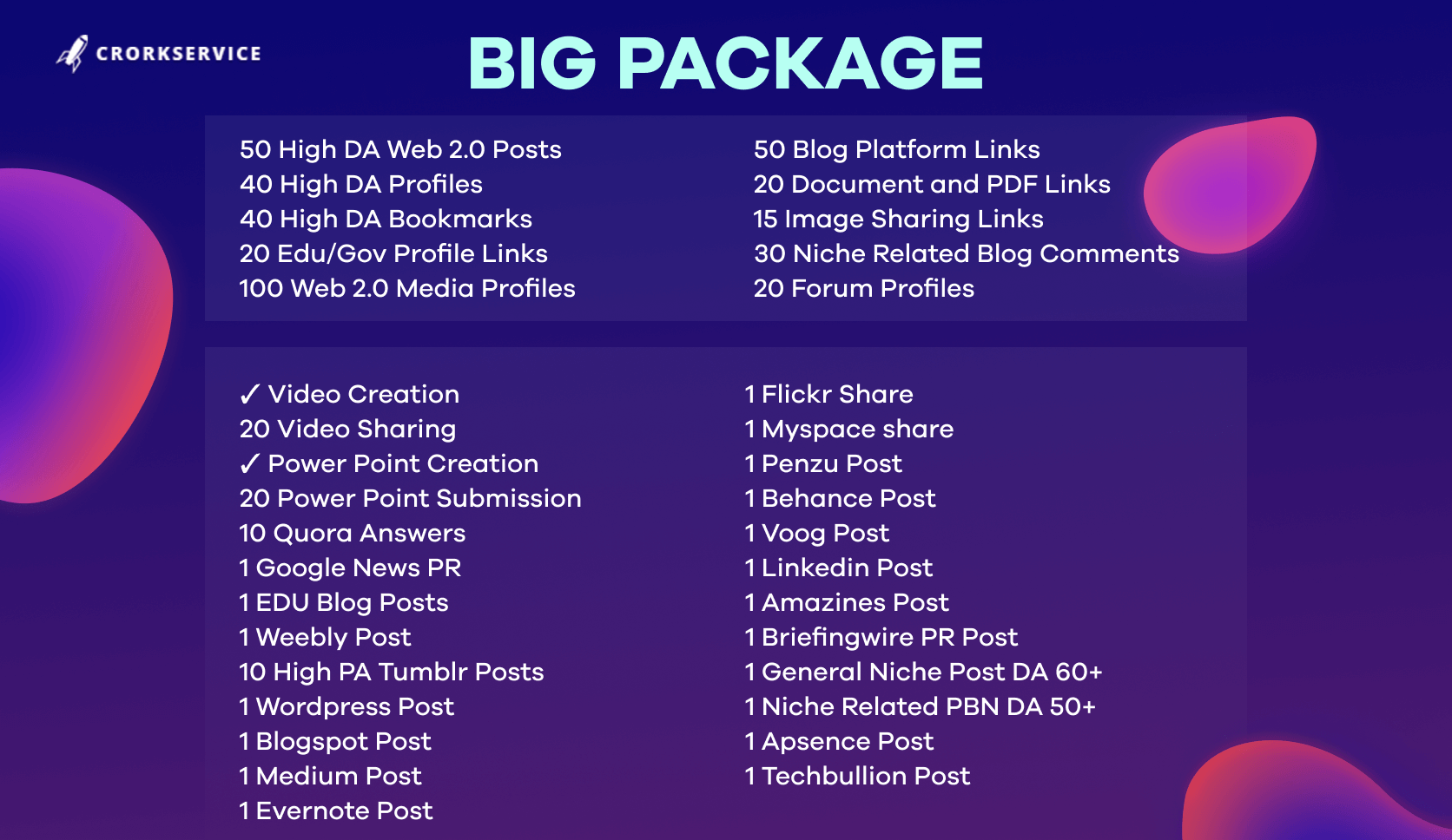 CrorkWheel - All in One Exclusive SEO Package to Get High Quality Backlinks