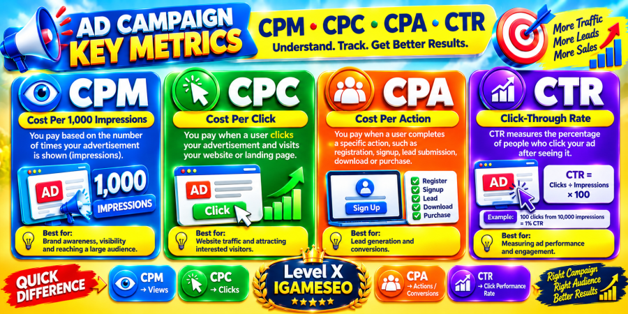 Worldwide & USA Targeted Countries CPM CPC CPA CTR Websites Traffic Ads Campaign - 40000 Leads 1 Key