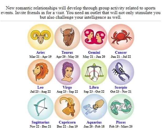 Daily Horoscope on Your Website