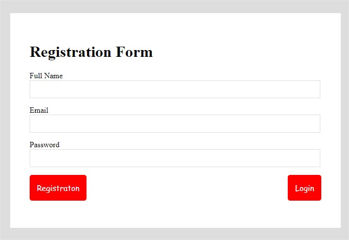 I will create simple looking good login signup in html,CSS form