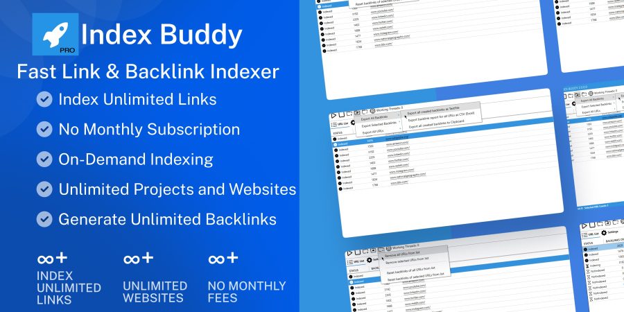 Index Buddy: Professional Backlink Indexing Tool for Your SEO Success